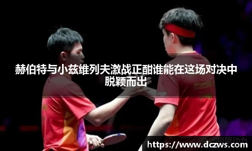 赫伯特与小兹维列夫激战正酣谁能在这场对决中脱颖而出